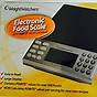 Weight Watchers Electronic Food Scale Manual