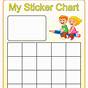 Weekly Sticker Charts Free Printable