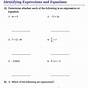 Expressions And Equations 7th Grade