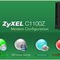 Zyxel C1100z Modem Manual