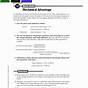 Mechanical Advantage Worksheet With Answers