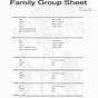 Family History Worksheets