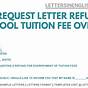 Request A Refund Letter Sample