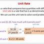 Unit Rate Examples 7th Grade