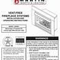 Martin Industries Fireplace Manual