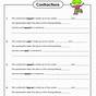 Contractions Worksheet Kindergarten