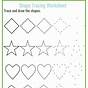 Copying Shapes Worksheet For Kindergarten