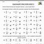 Fractions Worksheet Grade 6