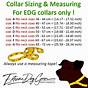 Dog Collar Size Chart In Inches