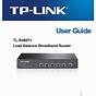 Tp Link Tl-r600vpn Manual