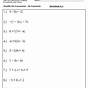 Expressions Math Worksheet No Variables