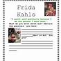 Frida Kahlo Worksheet