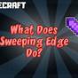 Sweeping Edge Minecraft Bedrock