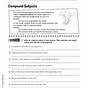 Compound Subjects Grade 4 Worksheet