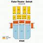 Fisher Theater Seating Map