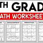Fifth Grade Worksheets