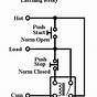 Single Push Button On/off Relay Circuit Diagram