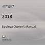 Chevy Equinox Owners Manual 2021