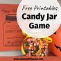 Printable Candy Jar Guessing Game Template