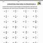 Fractions To Percents Worksheet