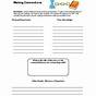 Making Connections Worksheet 5th Grade
