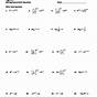 Exponential Equation Worksheets