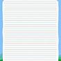 Printable Primary Writing Paper