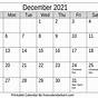 Printable December 22 Calendar