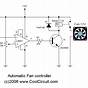 Automatic Cooling Fan Controller Circuit Diagram