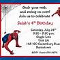 Free Printable Spiderman Invitation Template