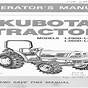 Kubota L2501 Owners Manual Pdf