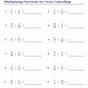 Multiplying Fractions With Cross Canceling Worksheet