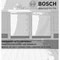 Bosch Dishwasher Dlx Series Manual