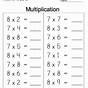 8 Multiplication Worksheets