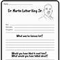 Free Martin Luther King Jr Worksheets