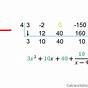 Dividing Polynomials Using Synthetic Division Worksheet
