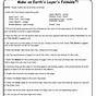 Earth's Structure Worksheet Pdf Answers Key
