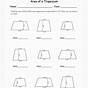 Area Of Trapezoid 6th Grade Worksheet