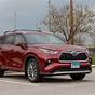 Red Toyota Highlander Hybrid