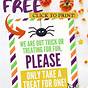 Halloween Take One Candy Sign Printable