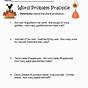 Fall Practice Problems Worksheet