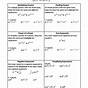 Exponent Worksheets Answer Key