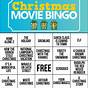 Printable Christmas Movie Bingo