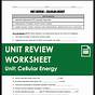 Energy In Cells Worksheet Answers