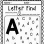 Find The Letter A Worksheet Free