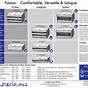 Futon Mattress Size Chart