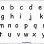 Uppercase And Lowercase Alphabet Chart