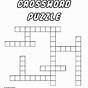 Free Printable Crossword Puzzle #3