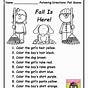 Following Directions Worksheets Funny