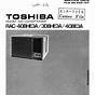 Toshiba Rac-wk0812escwr Manual